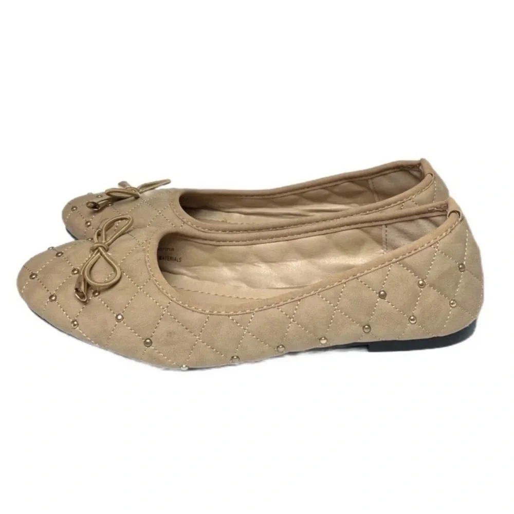 Seven7 Anya Jeweled Slip On Ballerina Flats Sz 9